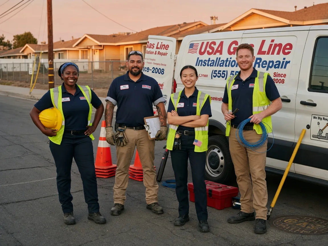 Gas Line Installation company in Larrabee, IA